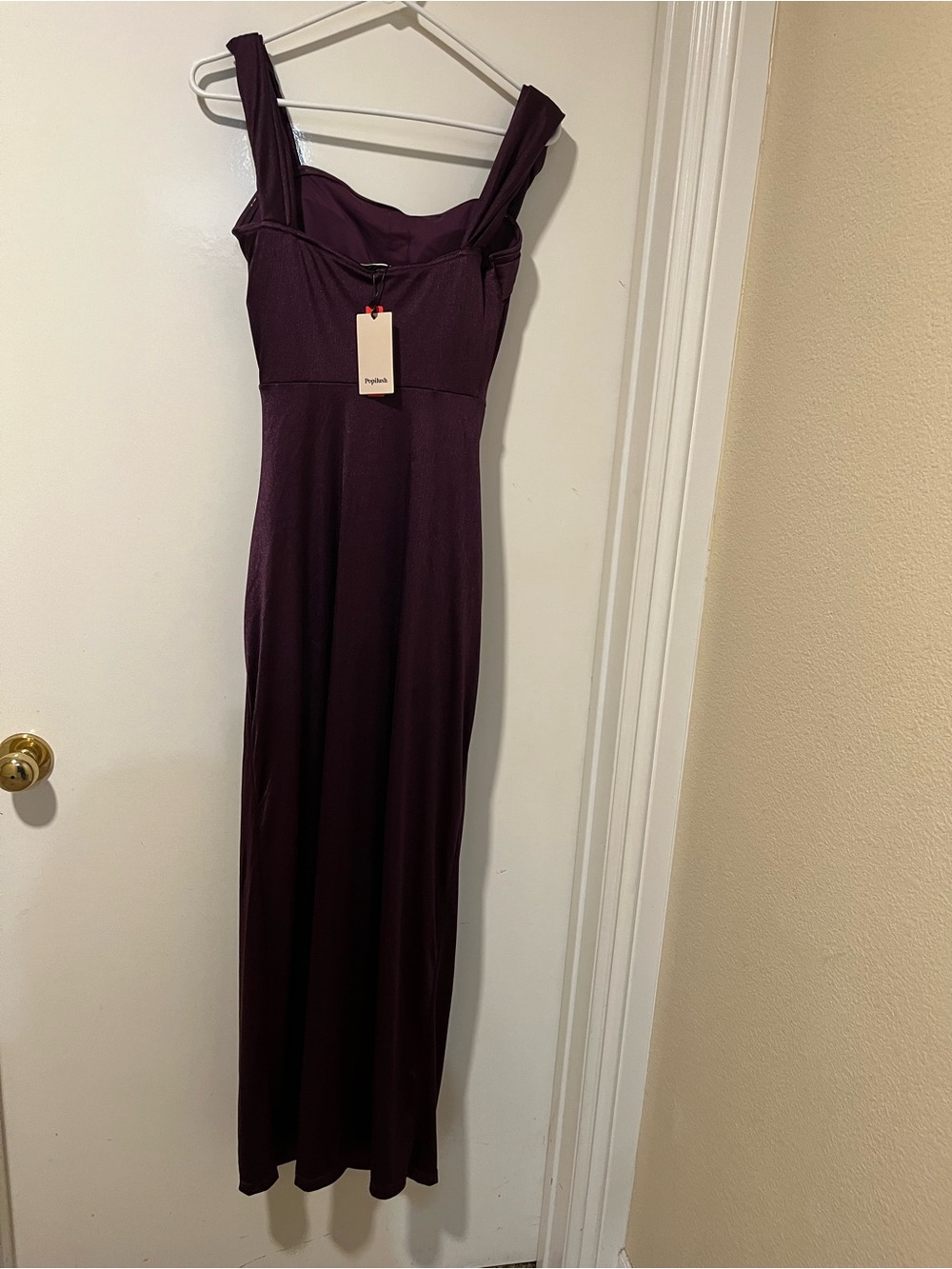 Shapewear Off Shoulder Shine Ruched Sculpting Maxi Dress - Picture 6 of 8